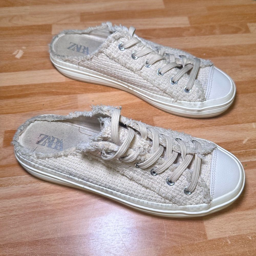 Zara slip on sneakers